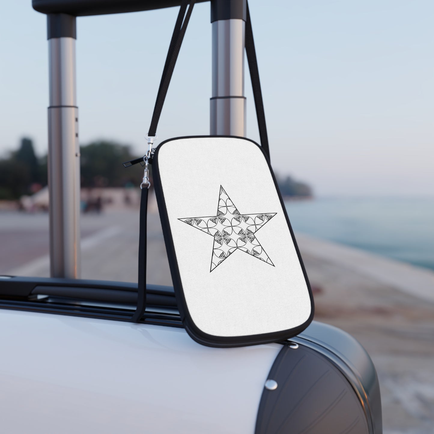 Trinity Star White Passport Wallet - InkLovePrint