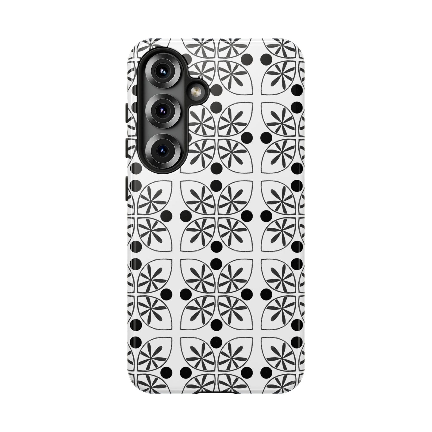 Black Flower Phone case