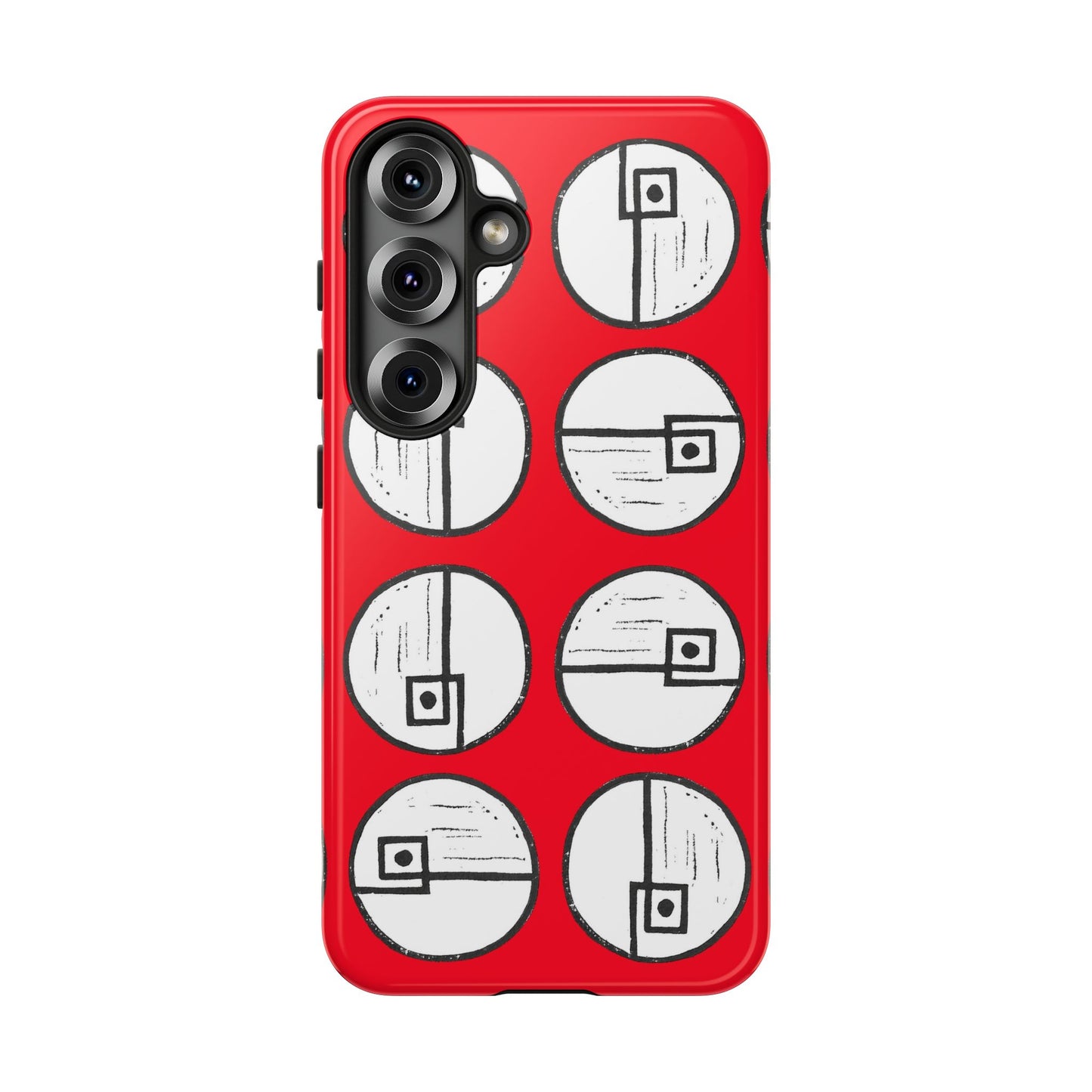 Rotating Rectangle Red - Phone case
