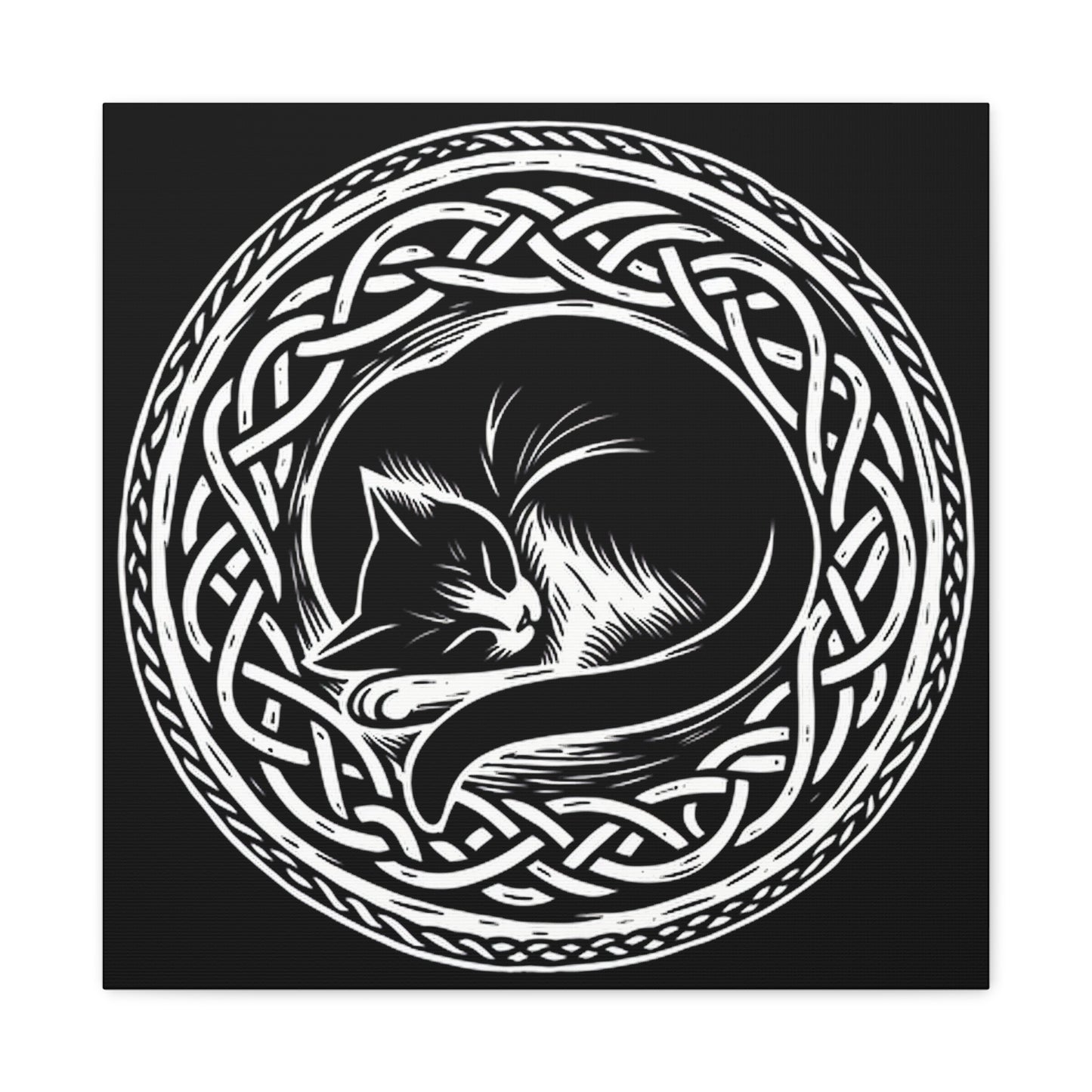 Celtic Cat -Rolled Poster - InkLovePrint