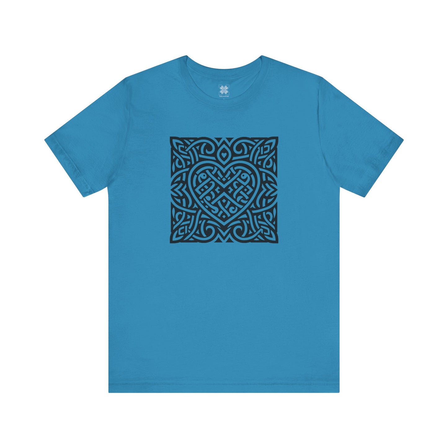 Celtic Heart - Square Unisex T-Shirt - InkLovePrint