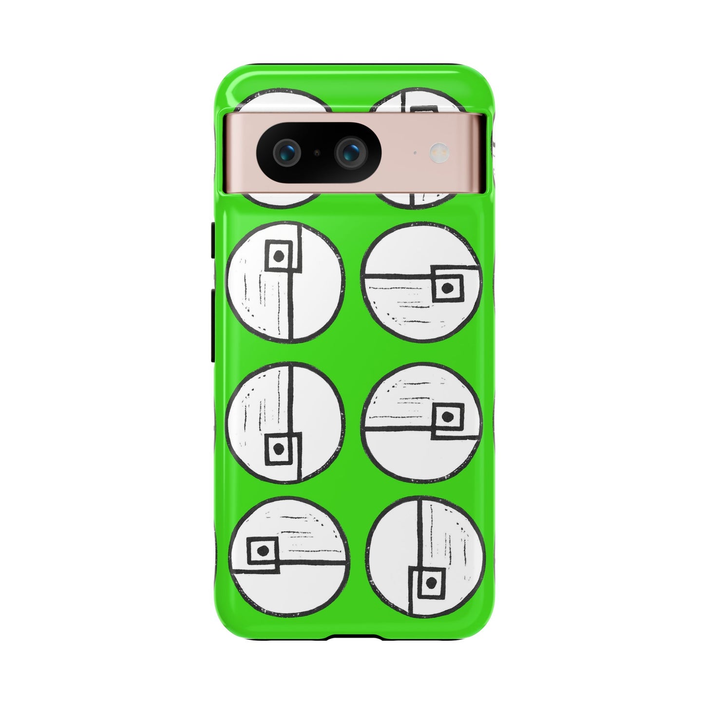 Rotating Rectangle Green Phone case