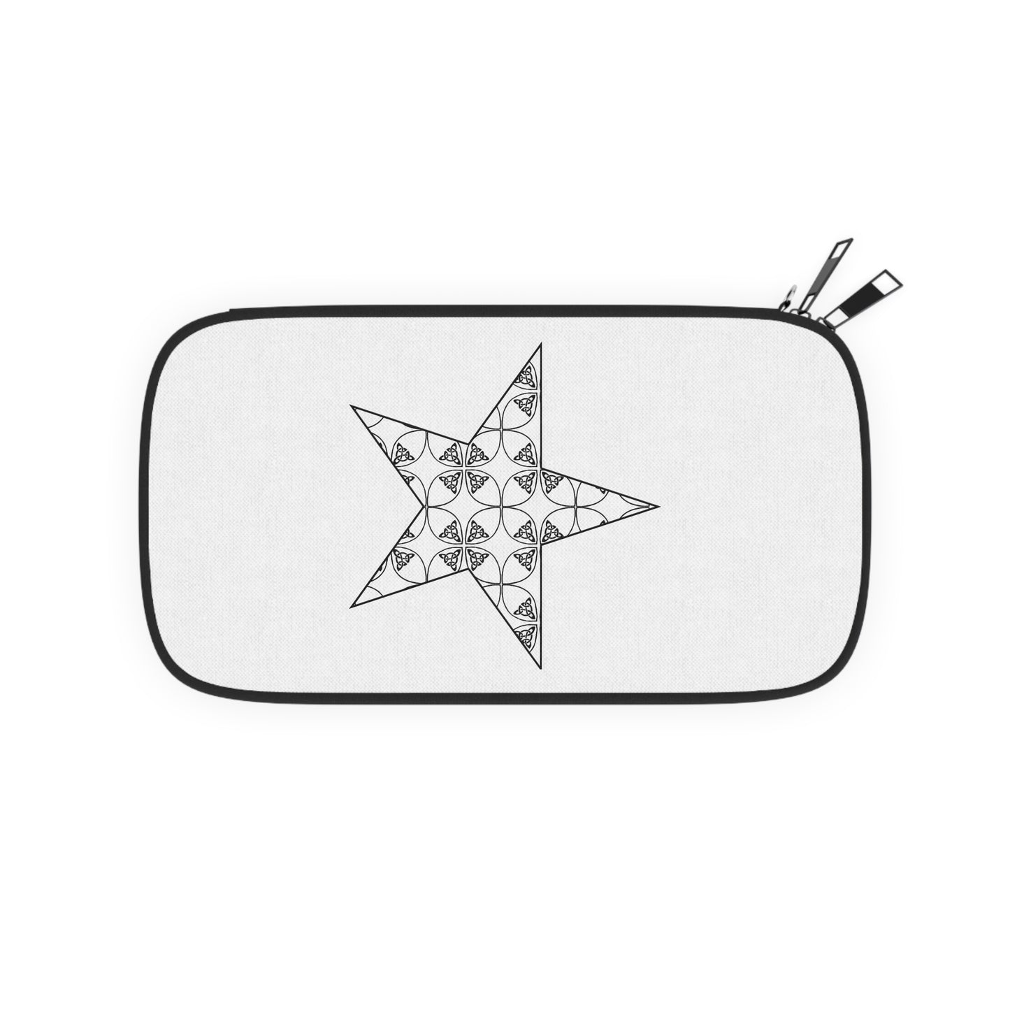 Trinity Star White Passport Wallet - InkLovePrint