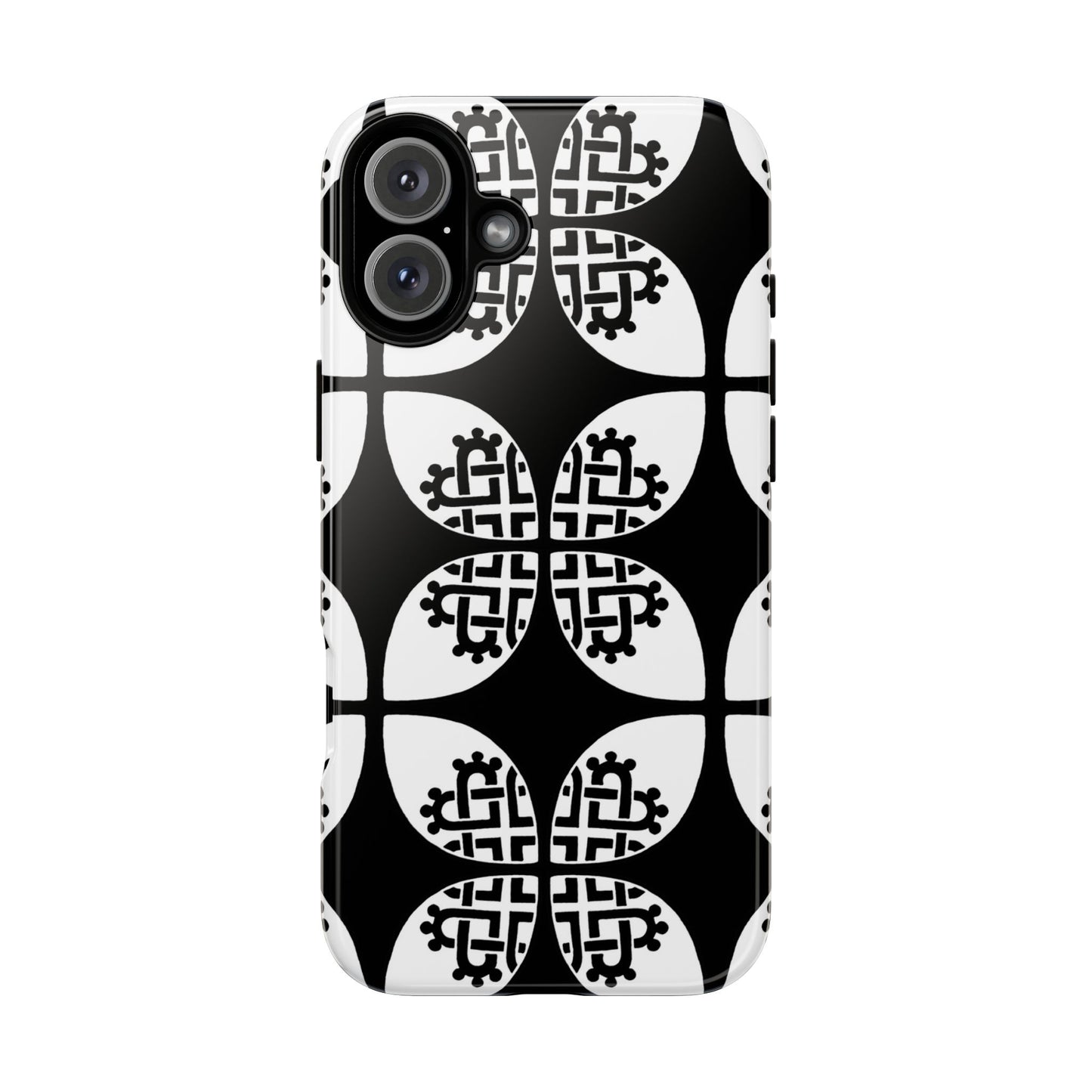 Celtic Heart - Black Phone case