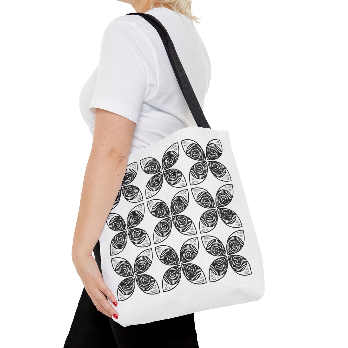 Circle Pattern Tote Bag - InkLovePrint