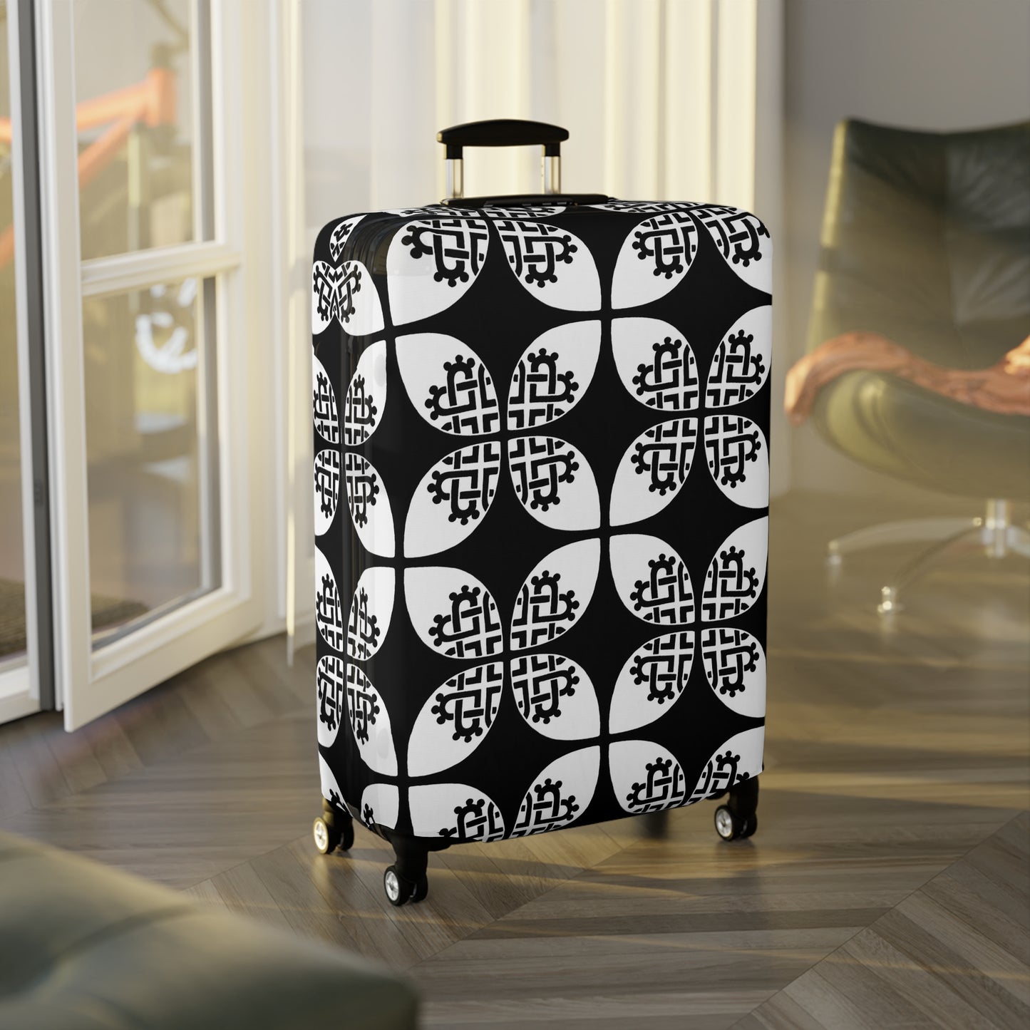 Celtic Heart Luggage Cover - InkLovePrint