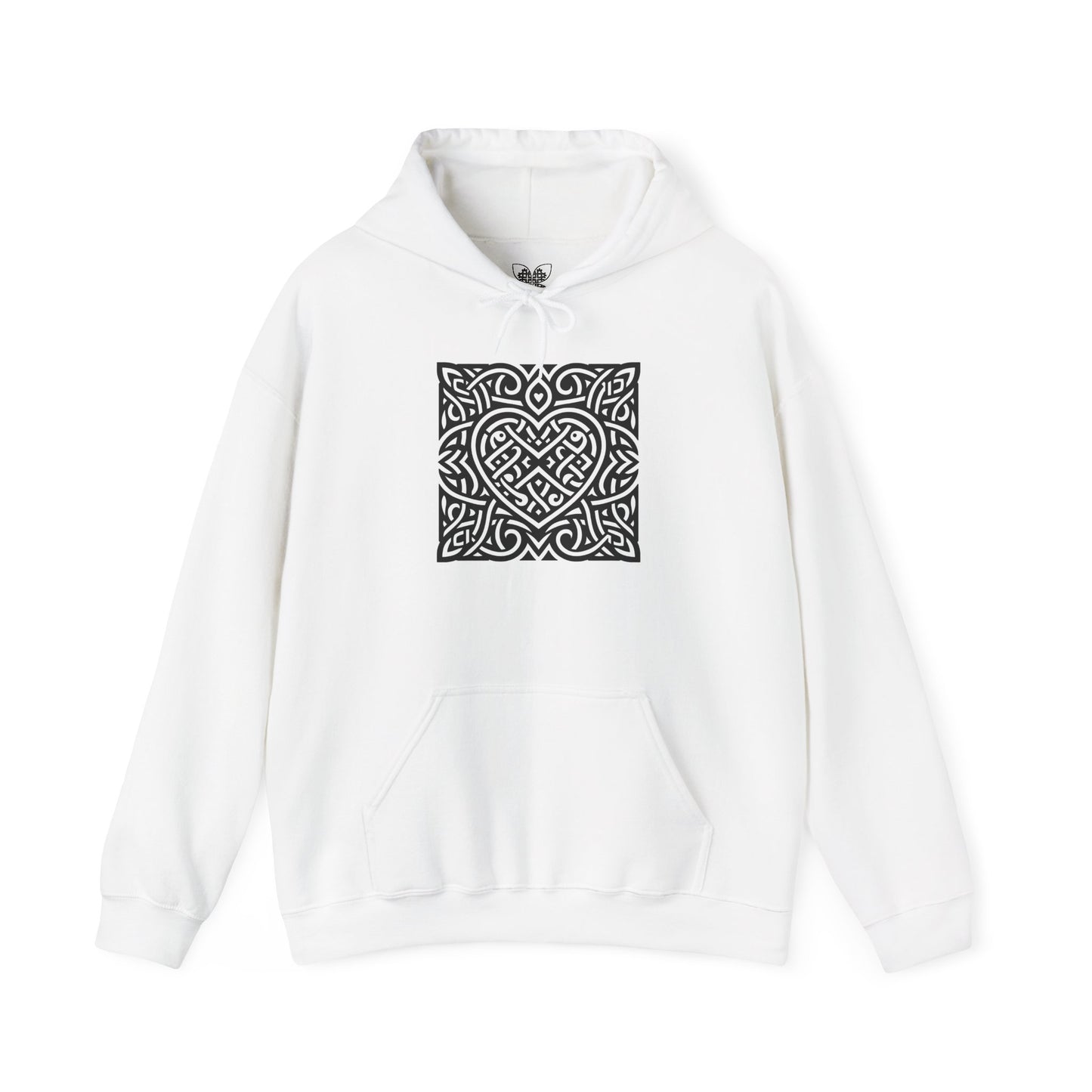 Celtic Heart Square Hoodie - InkLovePrint