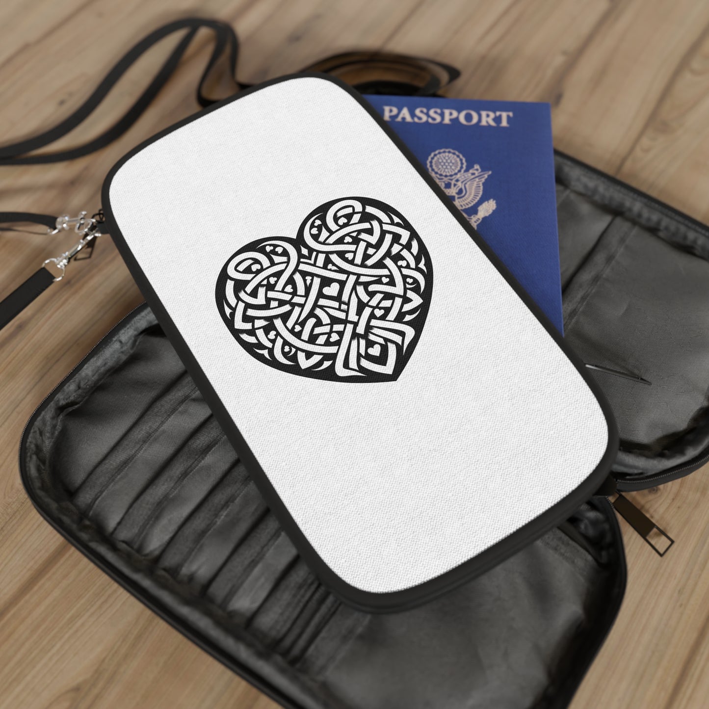 Celtic Valentine Passport Wallet - InkLovePrint