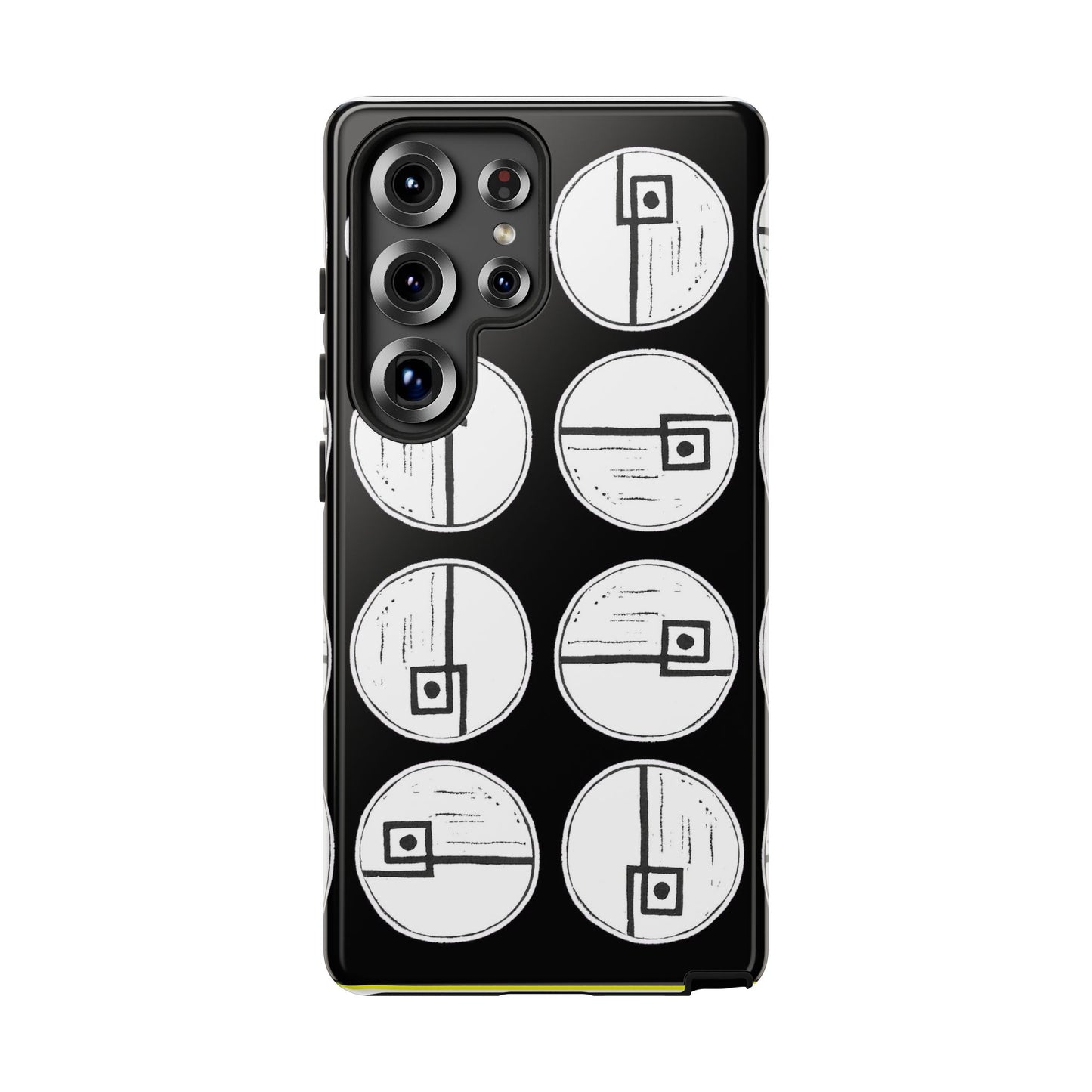 Rotating Rectangle Black Phone case