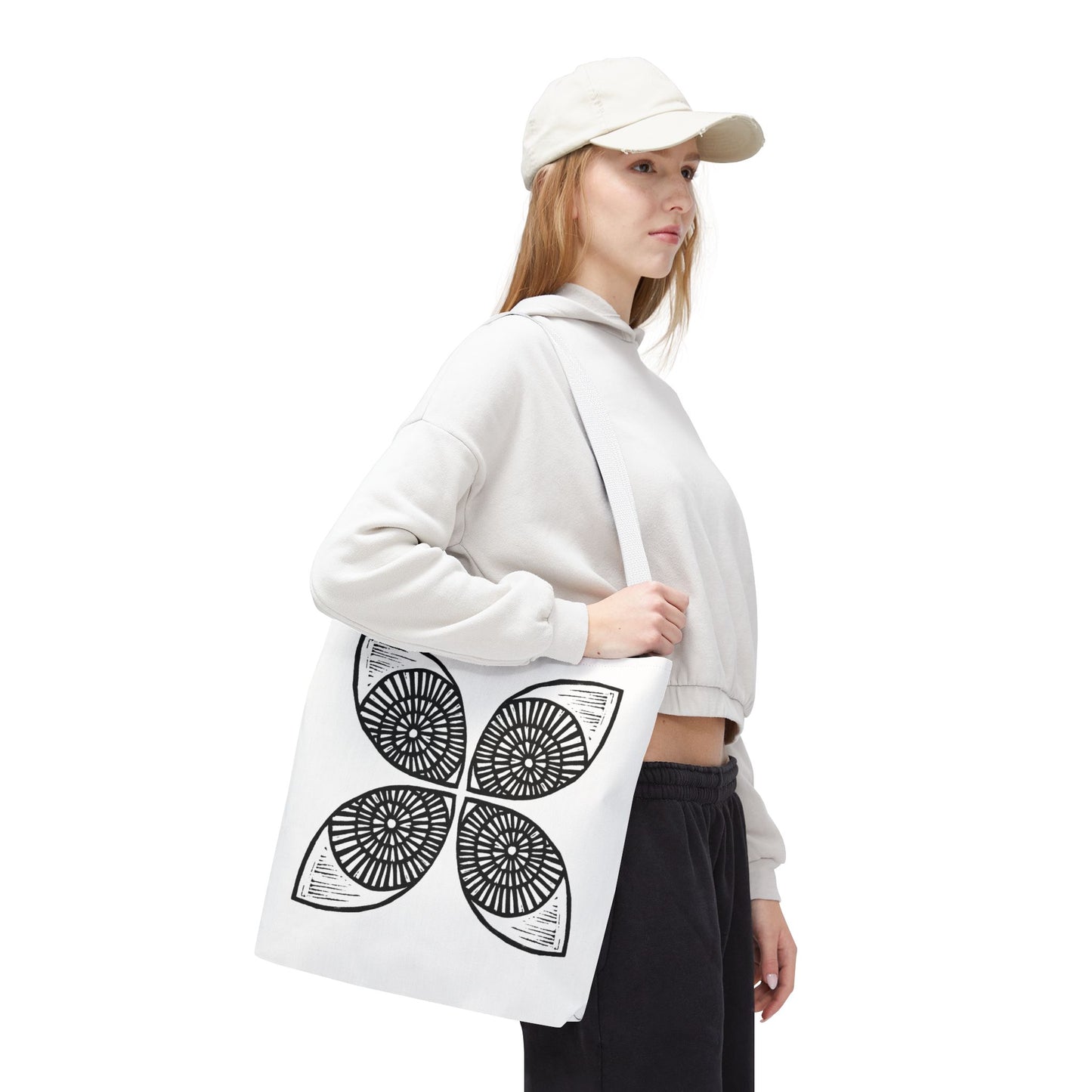 Circle Motif Tote Bag - InkLovePrint