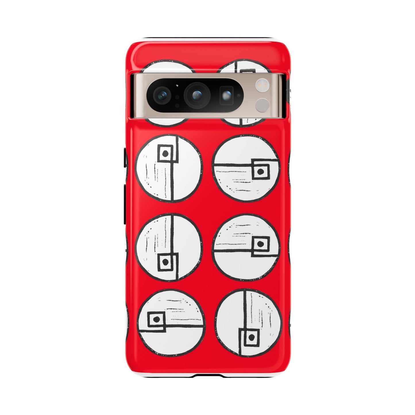 Rotating Rectangle Red - Phone case