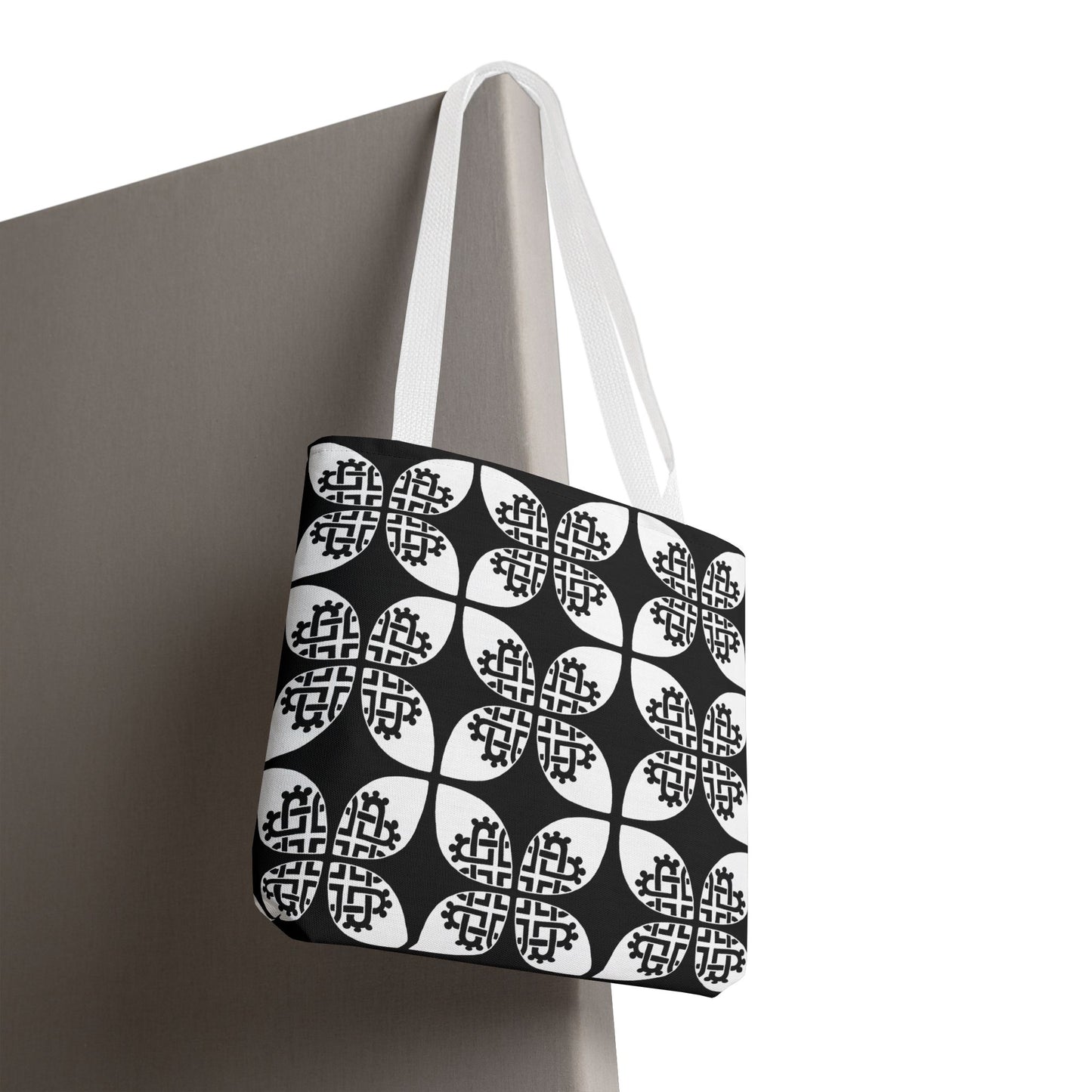 Celtic Heart Tote Bag Black - InkLovePrint