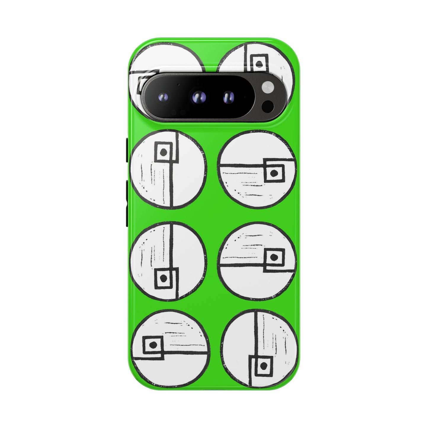 Rotating Rectangle Green Phone case