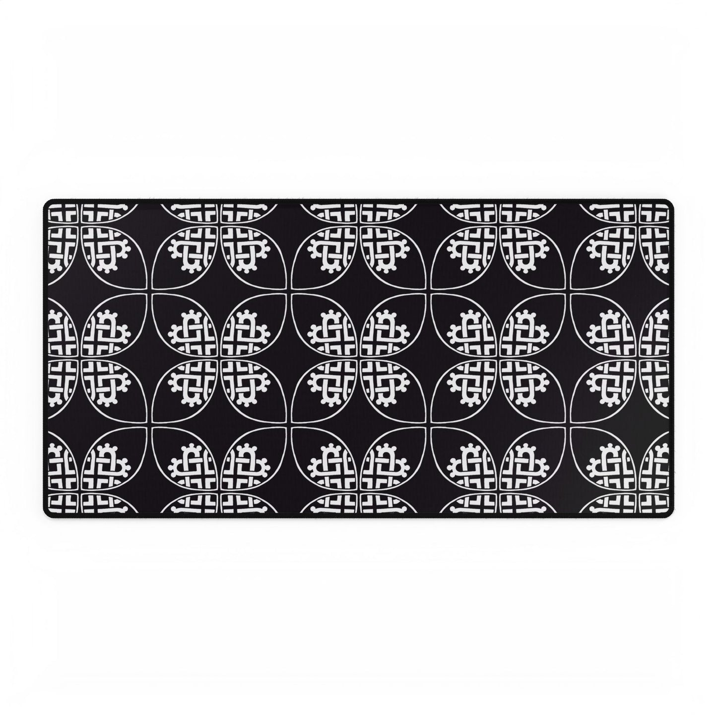 Celtic Heart Desk Mat Black - InkLovePrint