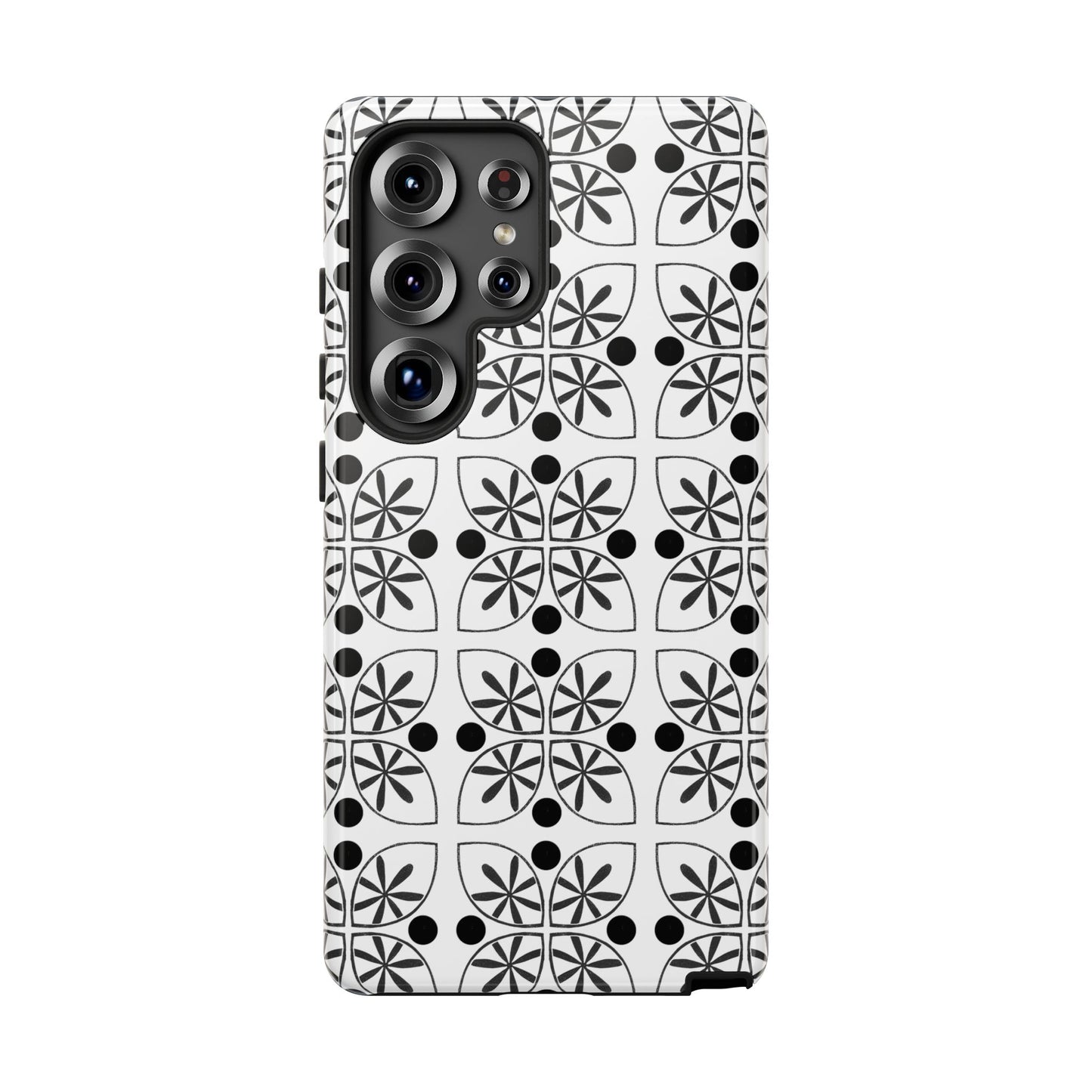 Black Flower Phone case
