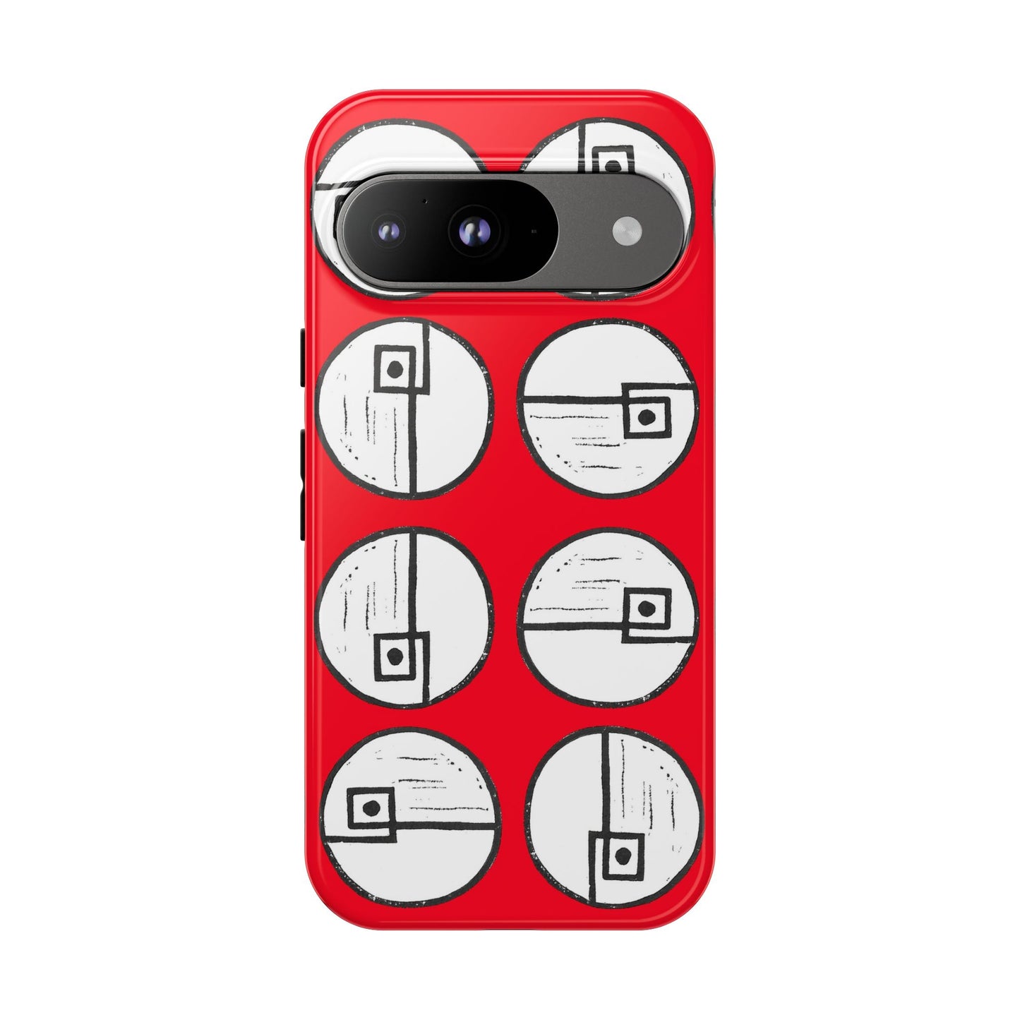 Rotating Rectangle Red - Phone case