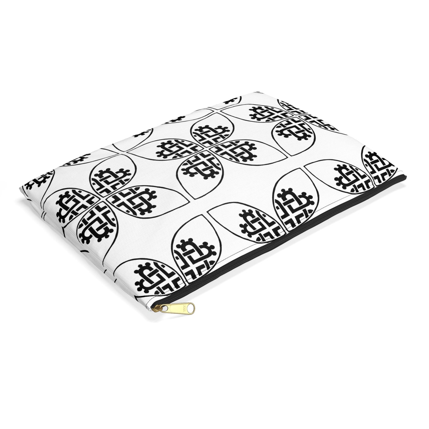 Celtic Heart Accessory Bag White - InkLovePrint
