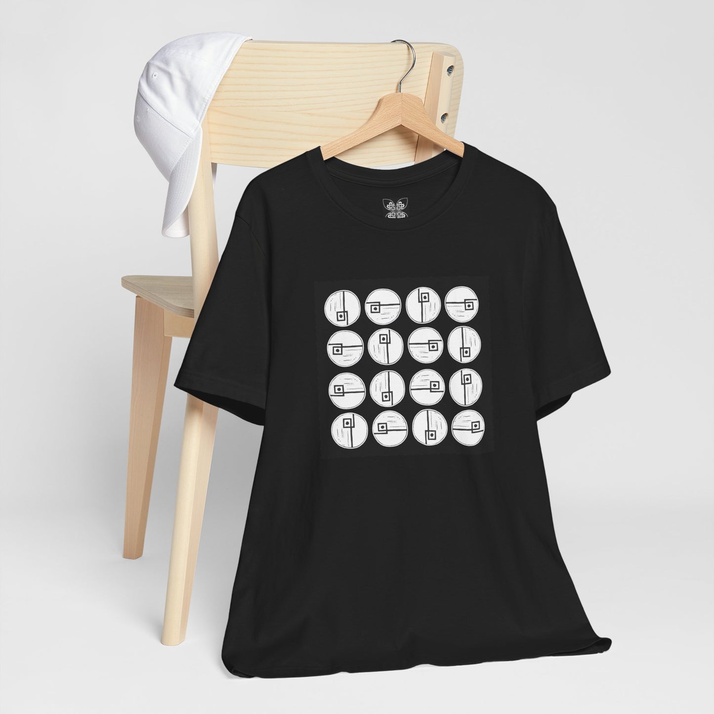 Rotating Rectangle B&W - InkLovePrint