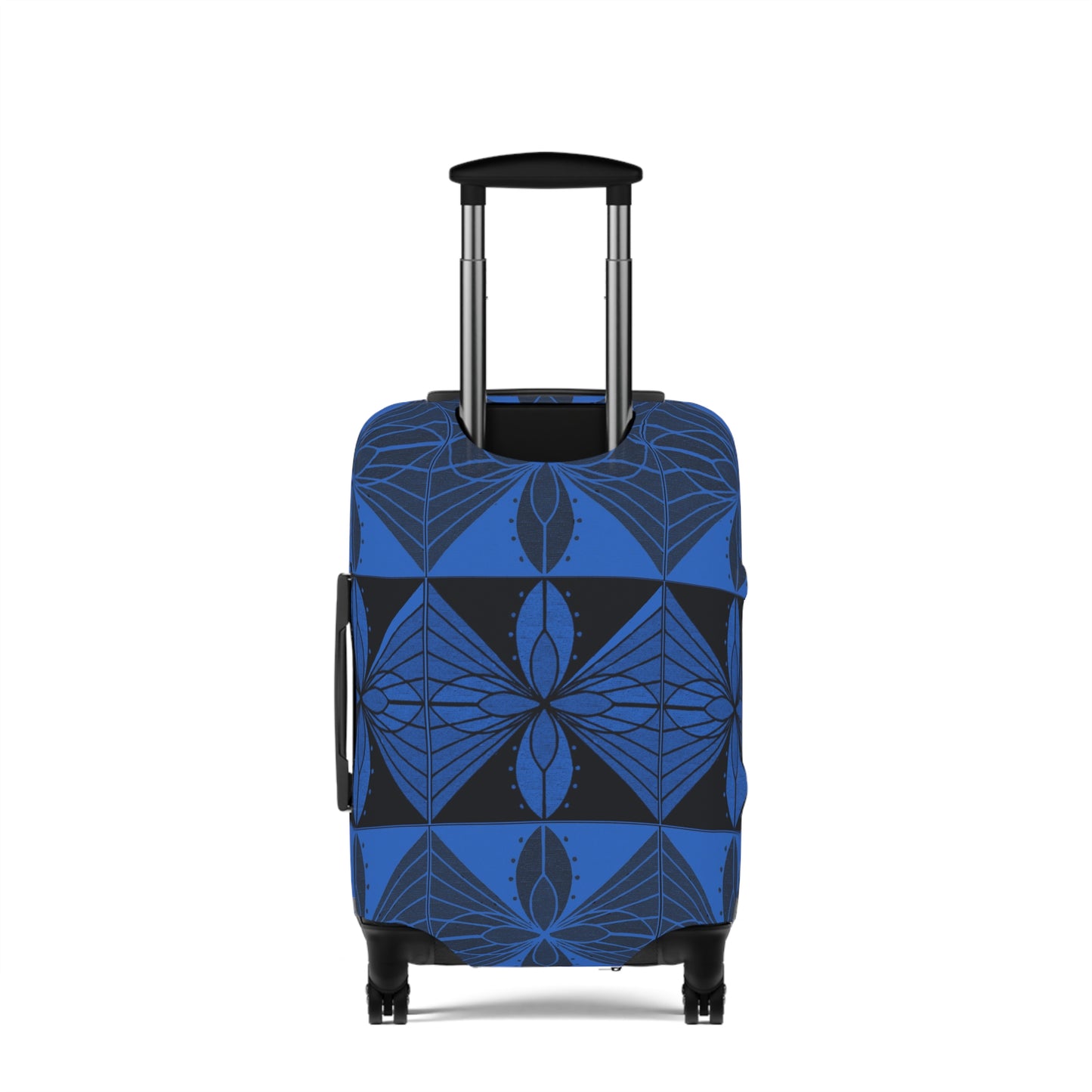 Geometric Blue 2 Luggage Cover - InkLovePrint