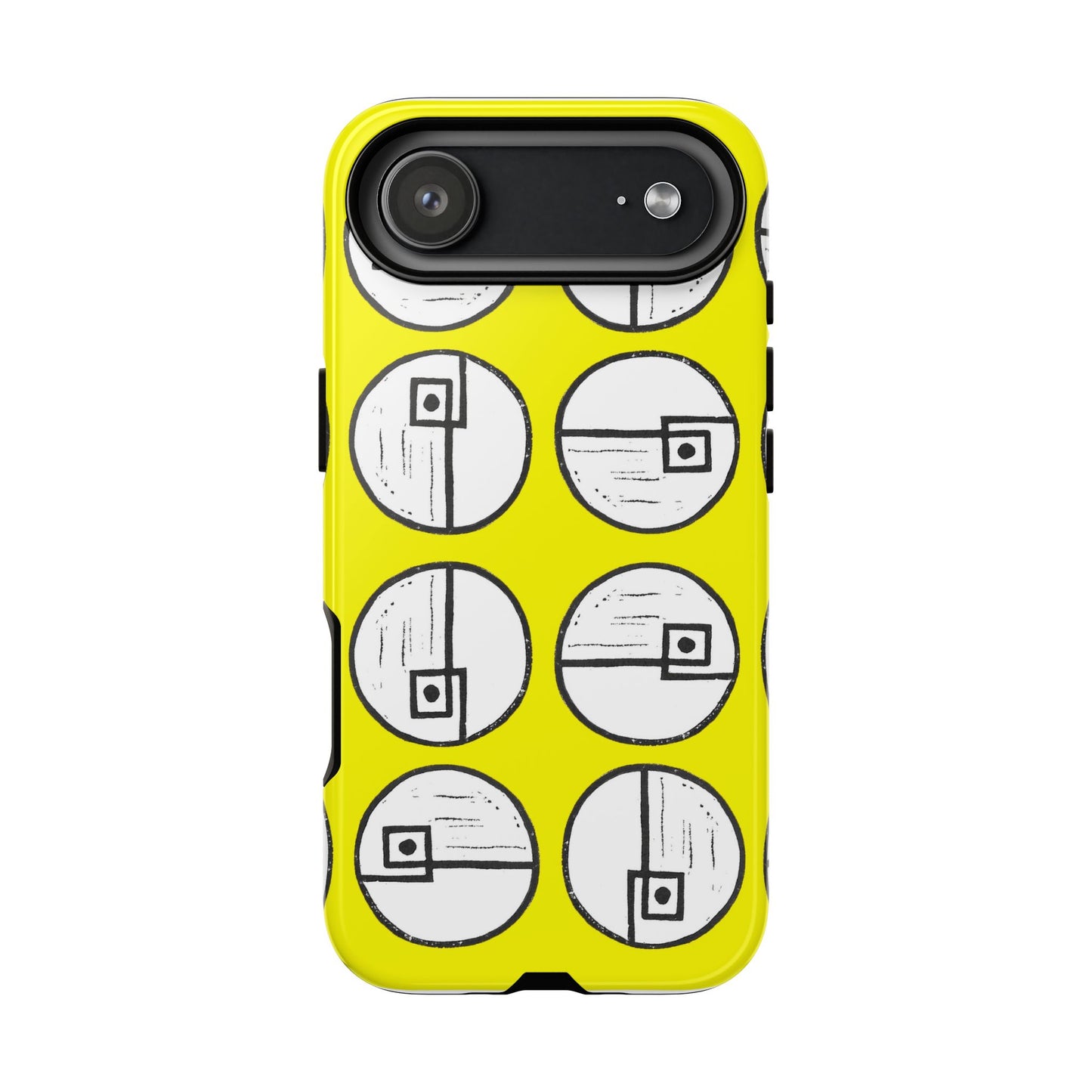 Rotating Rectangle Yellow Phone case