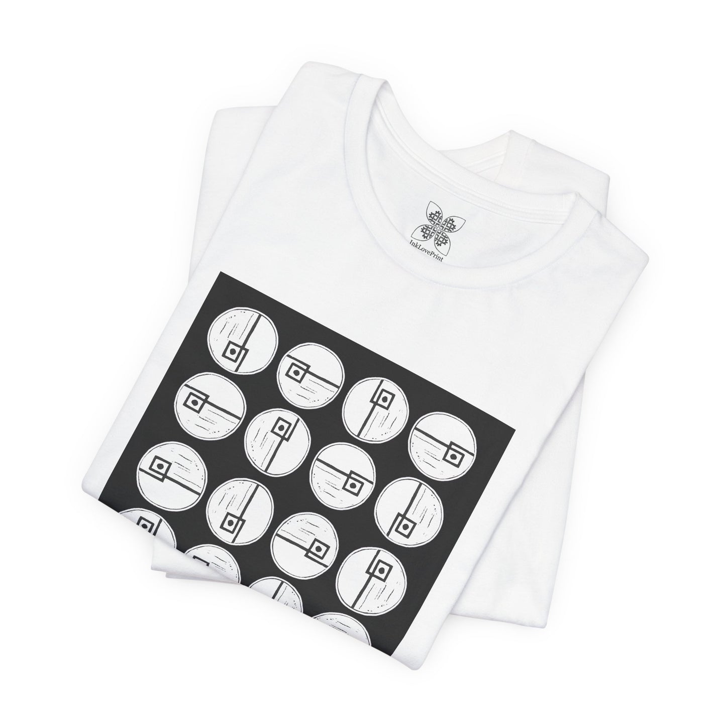 Rotating Rectangle B&W - InkLovePrint