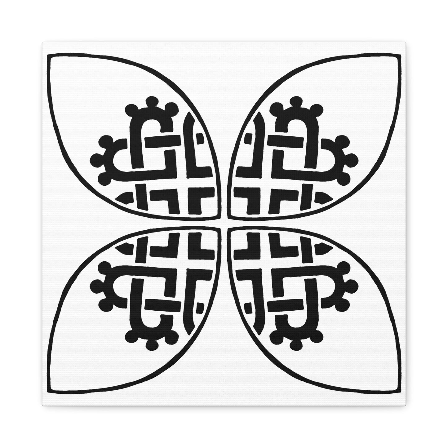 Celtic Heart Artwork Canvas - InkLovePrint