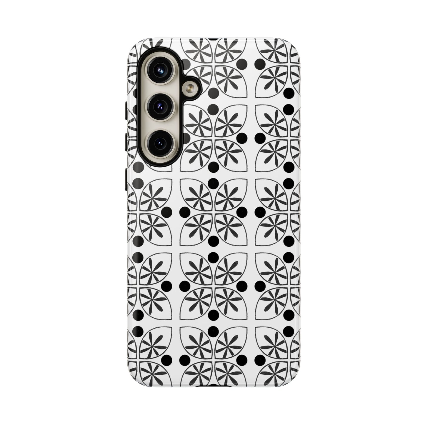 Black Flower Phone case