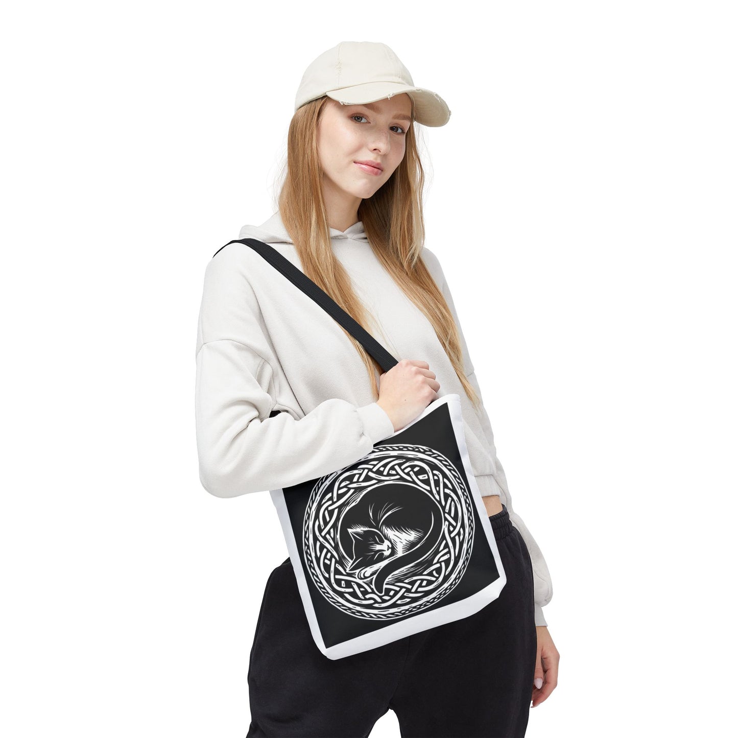 Celtic Cat Tote Bag - InkLovePrint