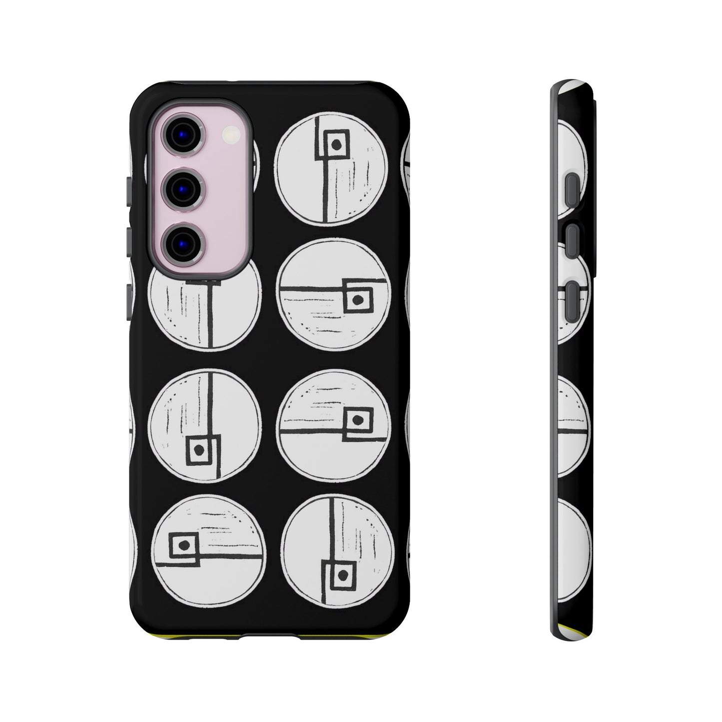 Rotating Rectangle Black Phone case