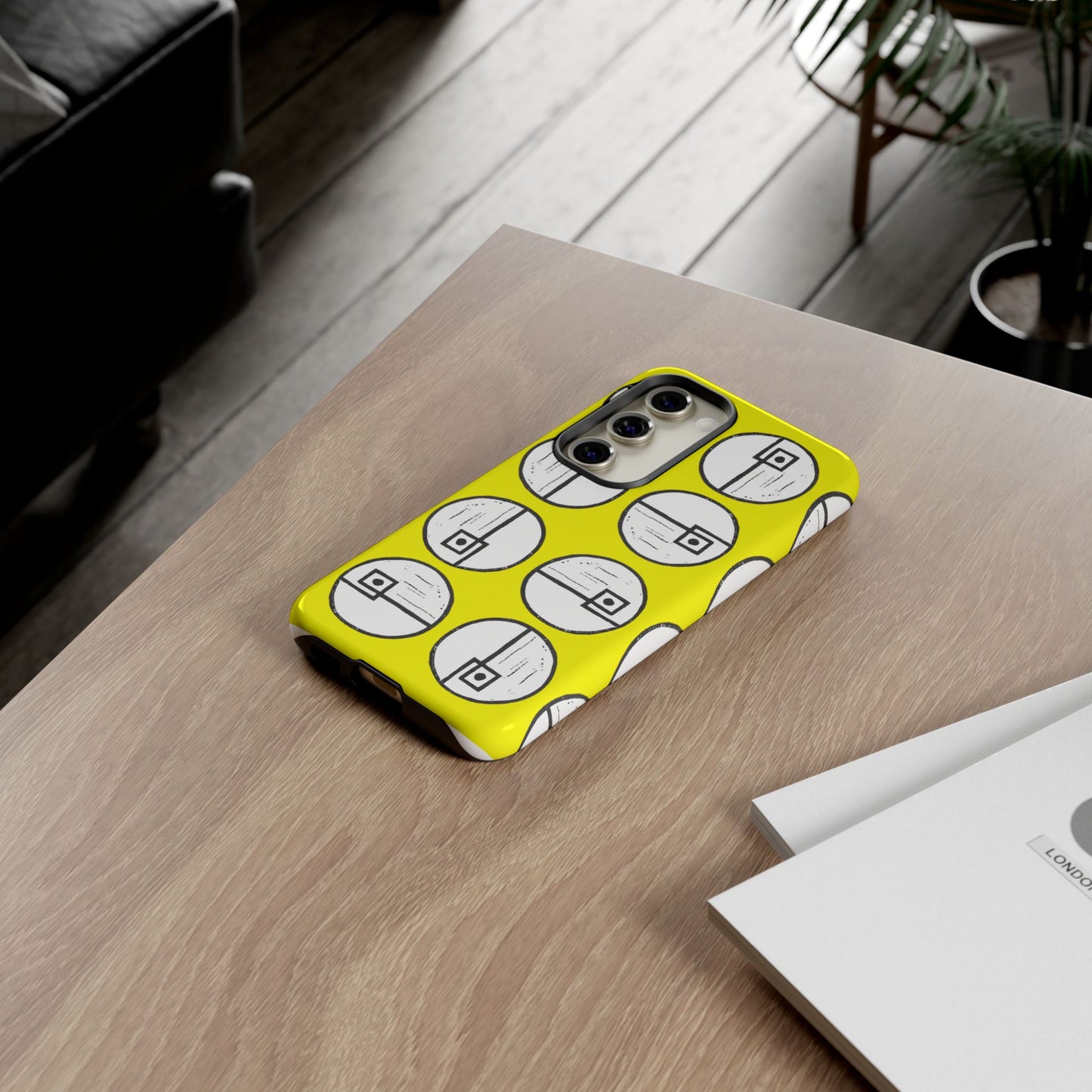 Rotating Rectangle Yellow Phone case