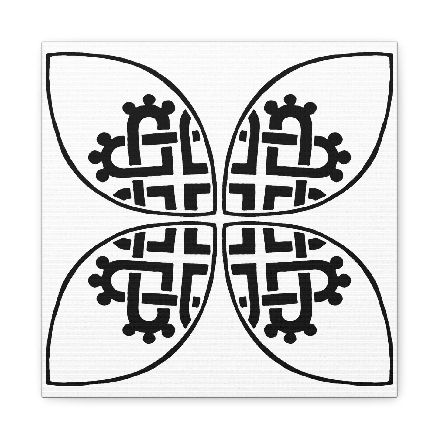 Celtic Heart Artwork Canvas - InkLovePrint