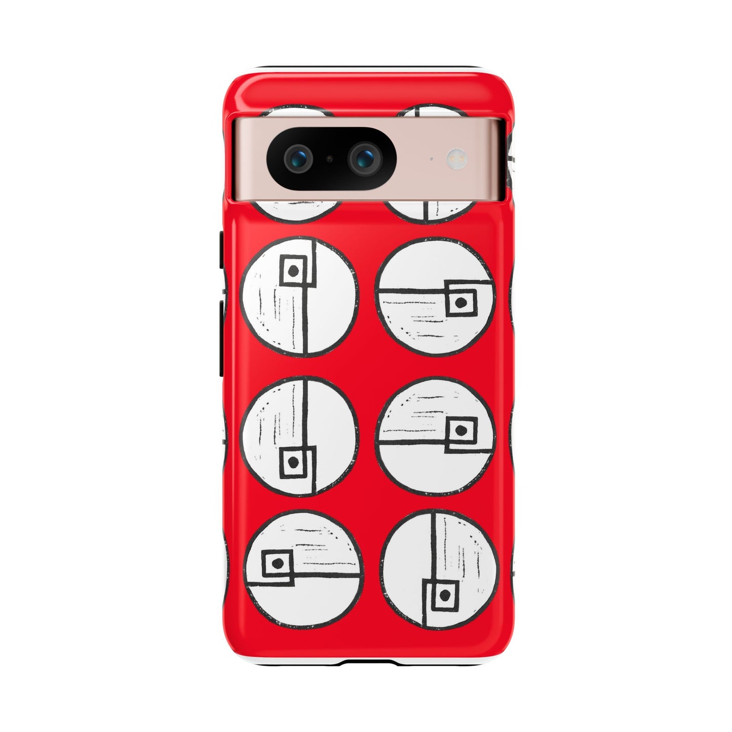 Rotating Rectangle Red - Phone case