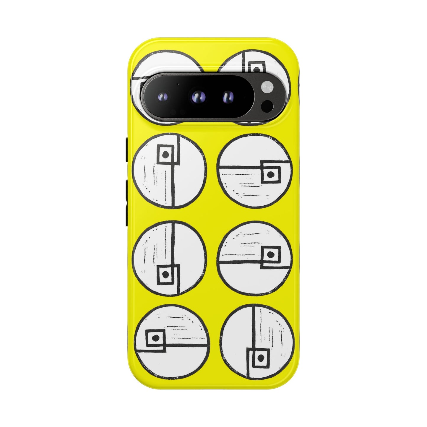 Rotating Rectangle Yellow Phone case