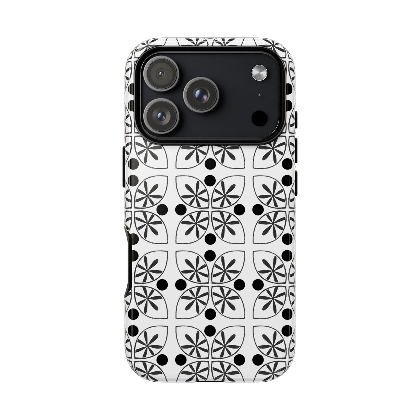 Black Flower Phone case
