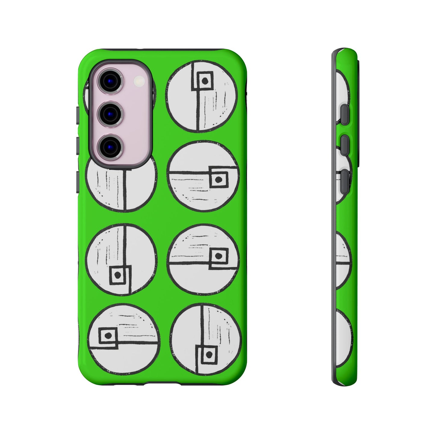 Rotating Rectangle Green Phone case