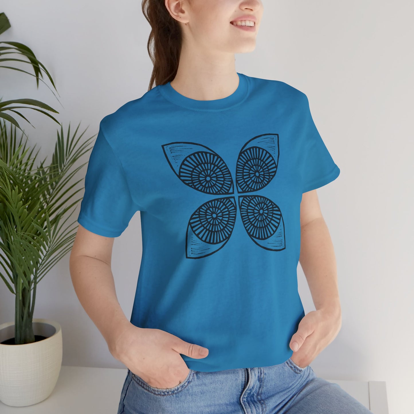 Circle Motif Unisex T-Shirt - InkLovePrint