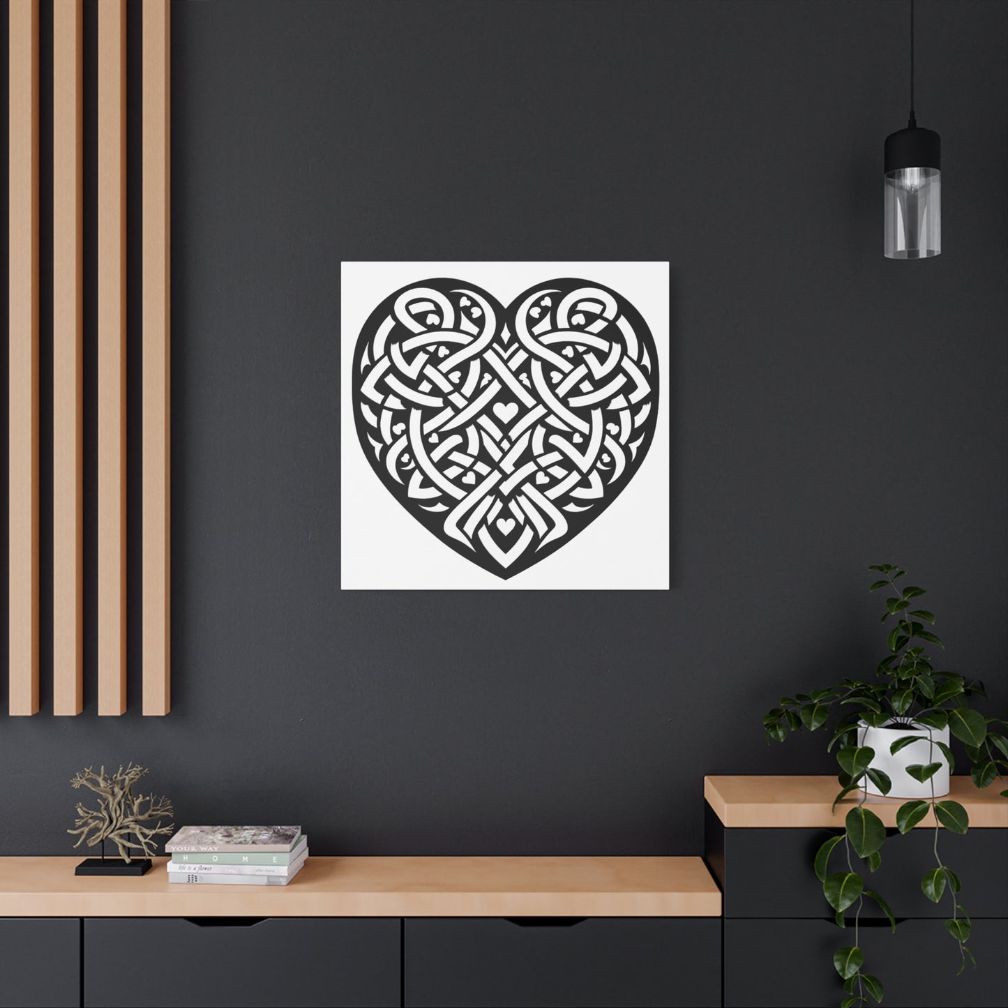 Celtic Valentine Canvas - InkLovePrint