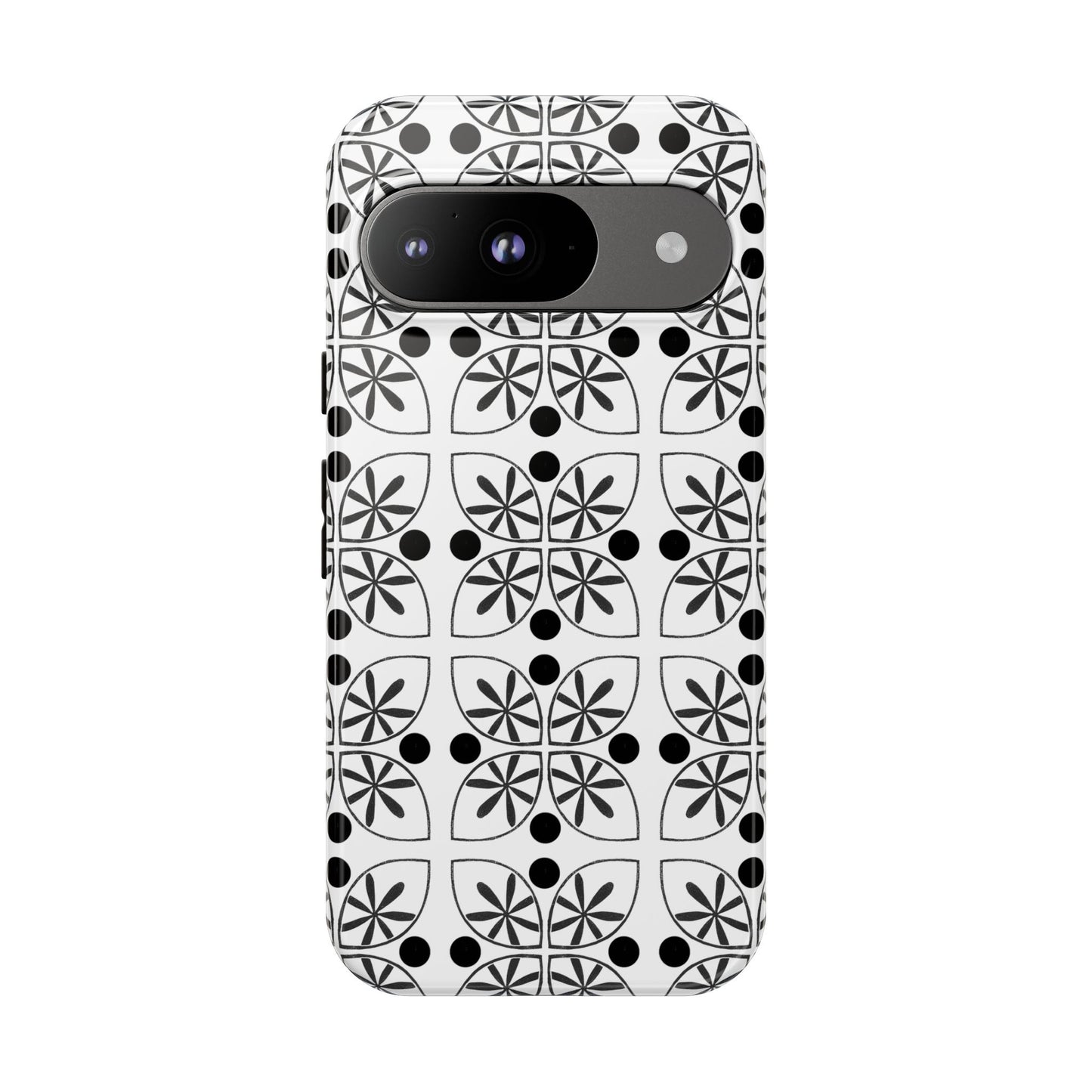 Black Flower Phone case
