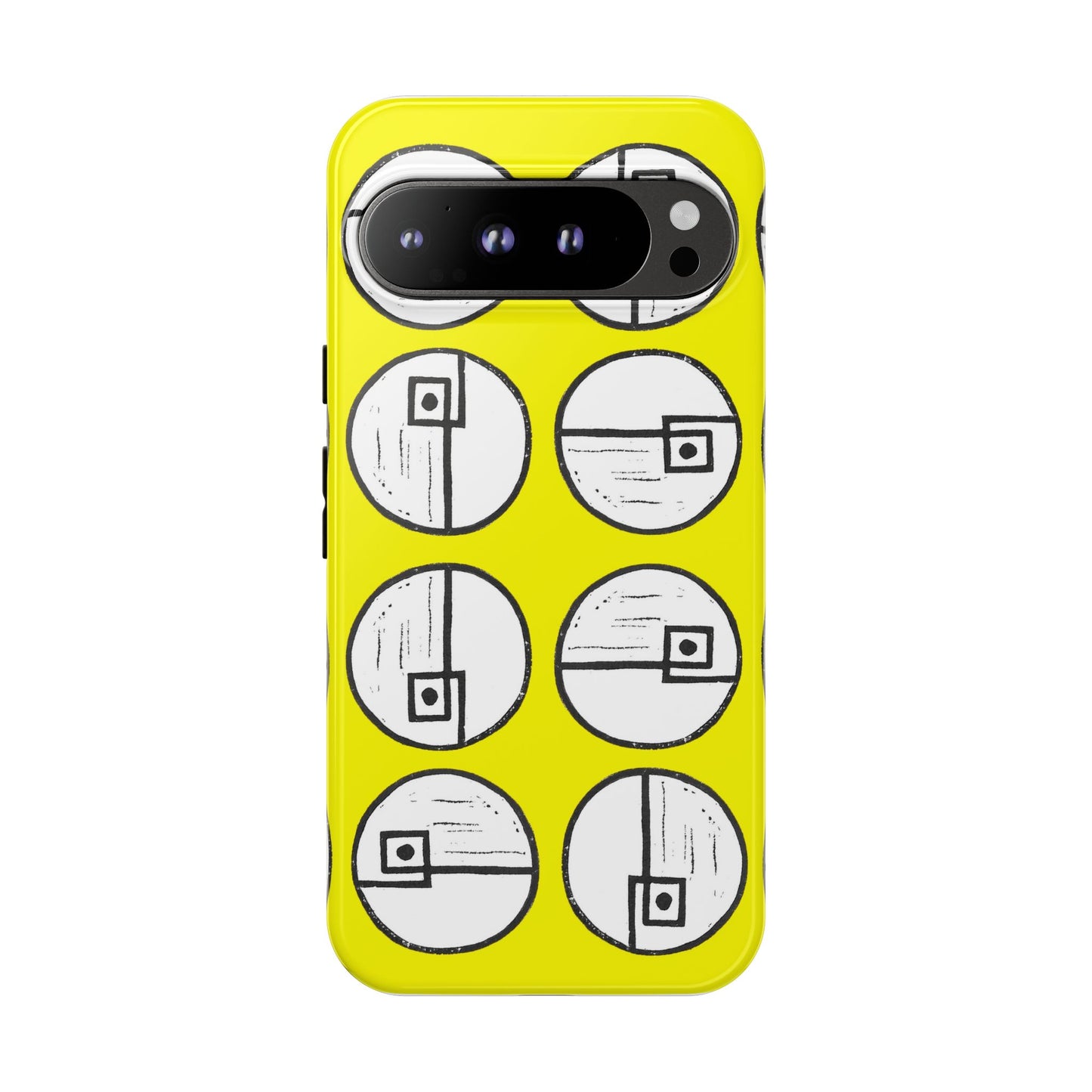 Rotating Rectangle Yellow Phone case