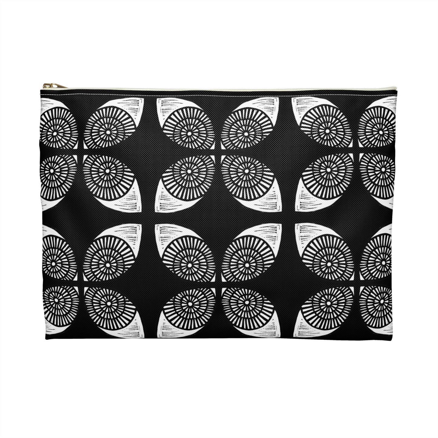 Circle Accessory Bag Black - InkLovePrint