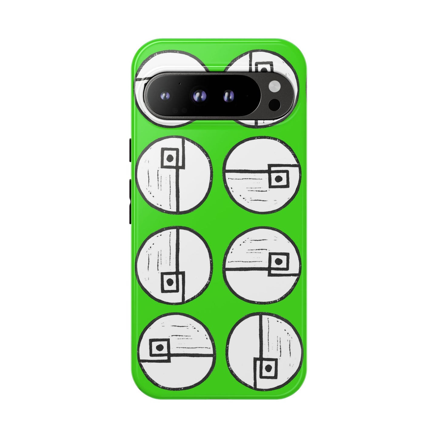 Rotating Rectangle Green Phone case
