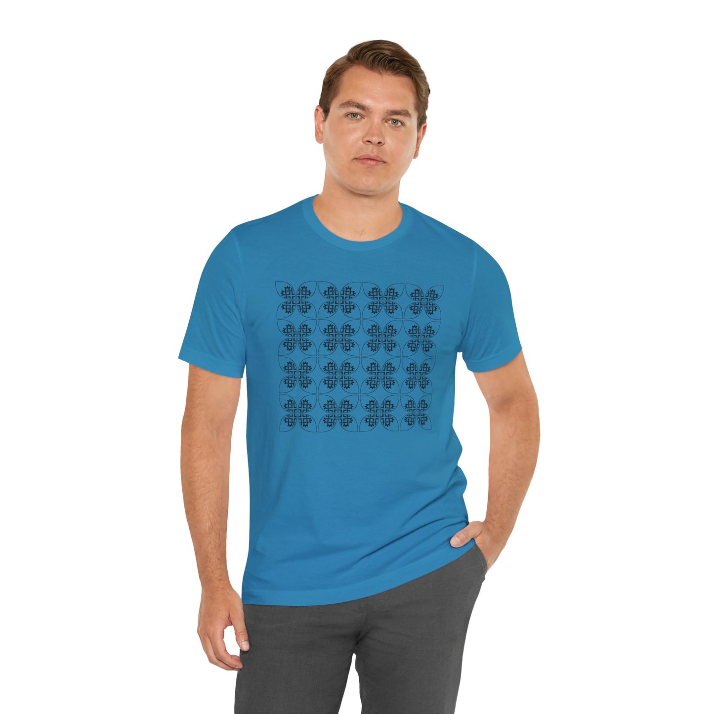 Celtic Heart 12 tile T shirt - InkLovePrint