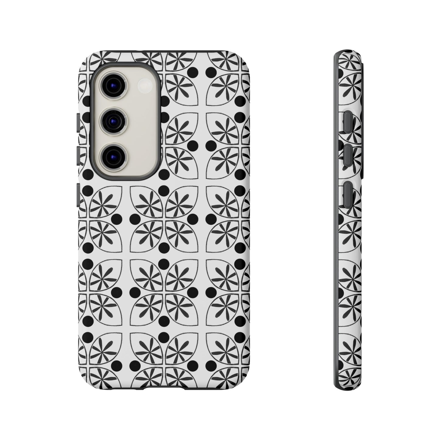 Black Flower Phone case