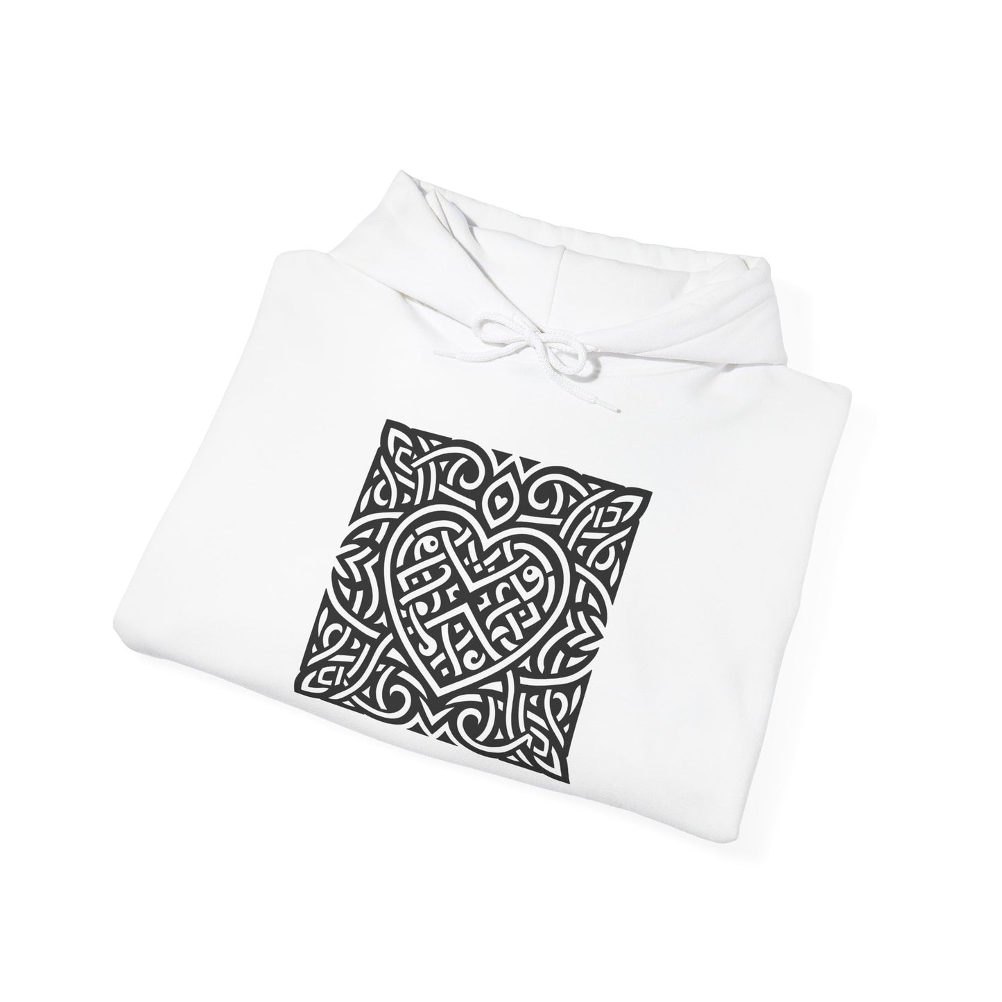 Celtic Heart Square Hoodie - InkLovePrint