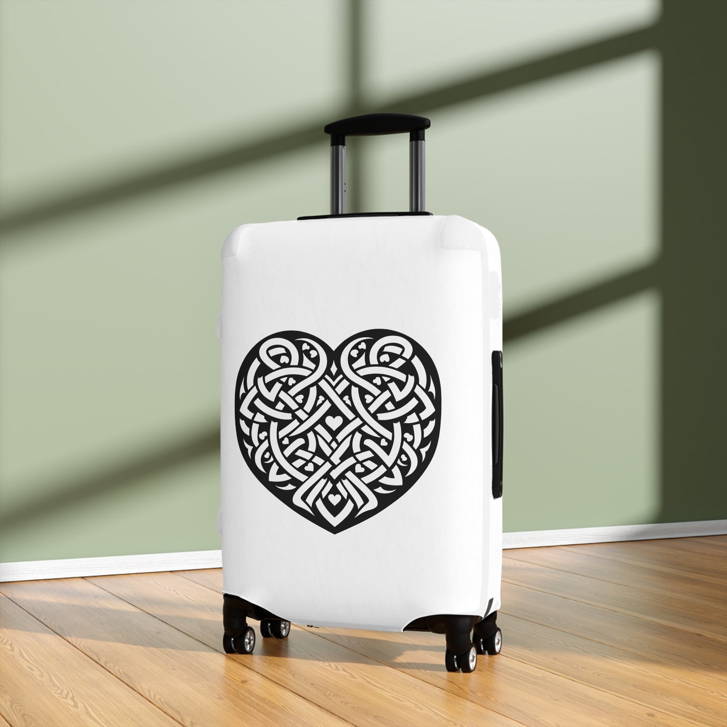 Celtic Valentine Luggage Cover - InkLovePrint