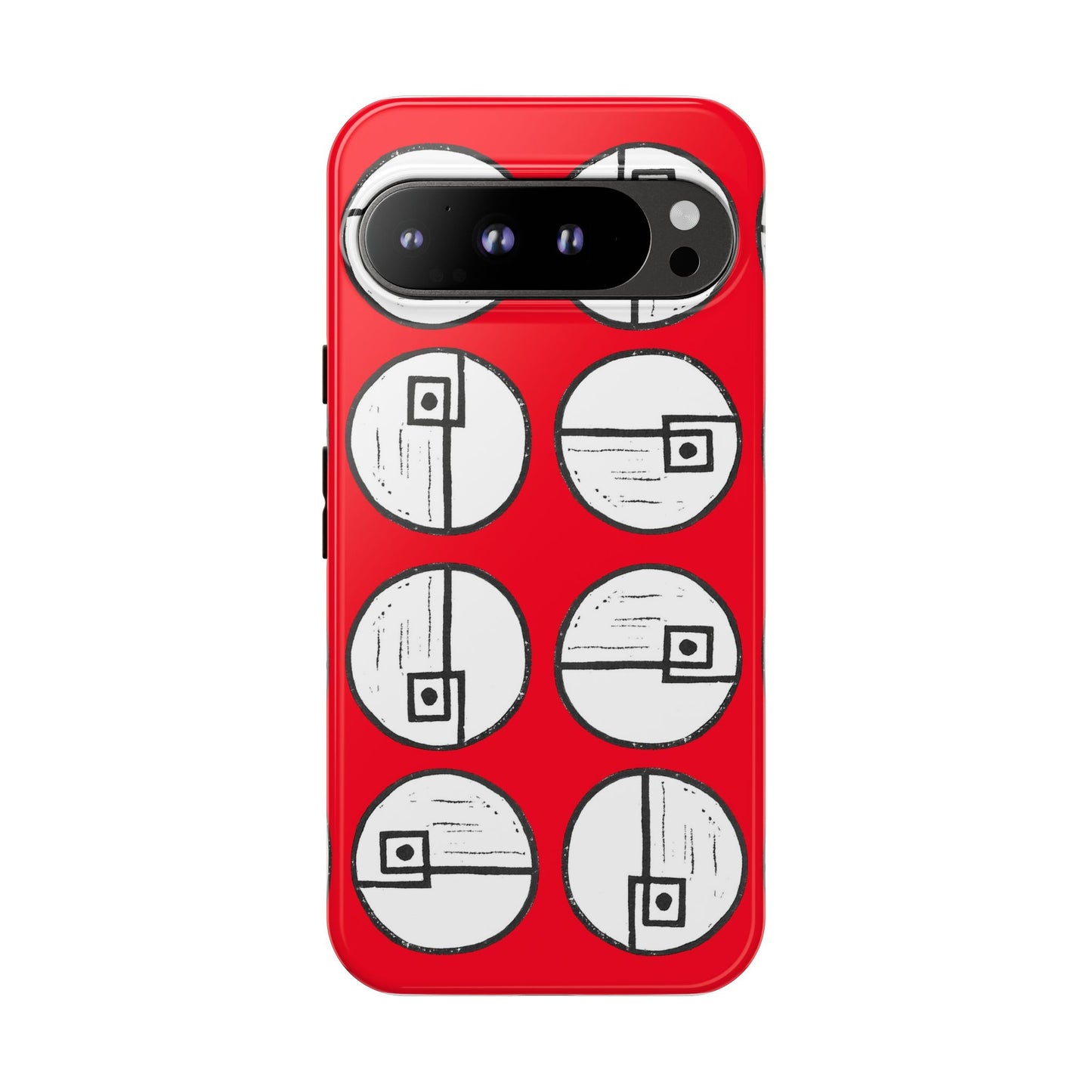 Rotating Rectangle Red - Phone case
