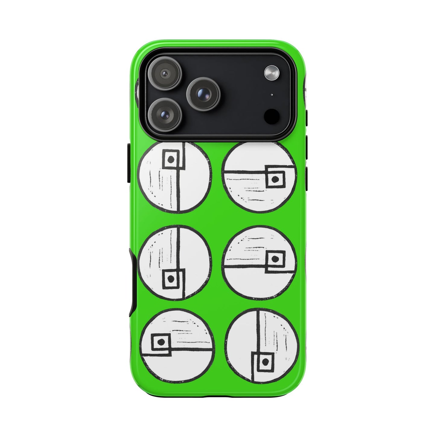 Rotating Rectangle Green Phone case