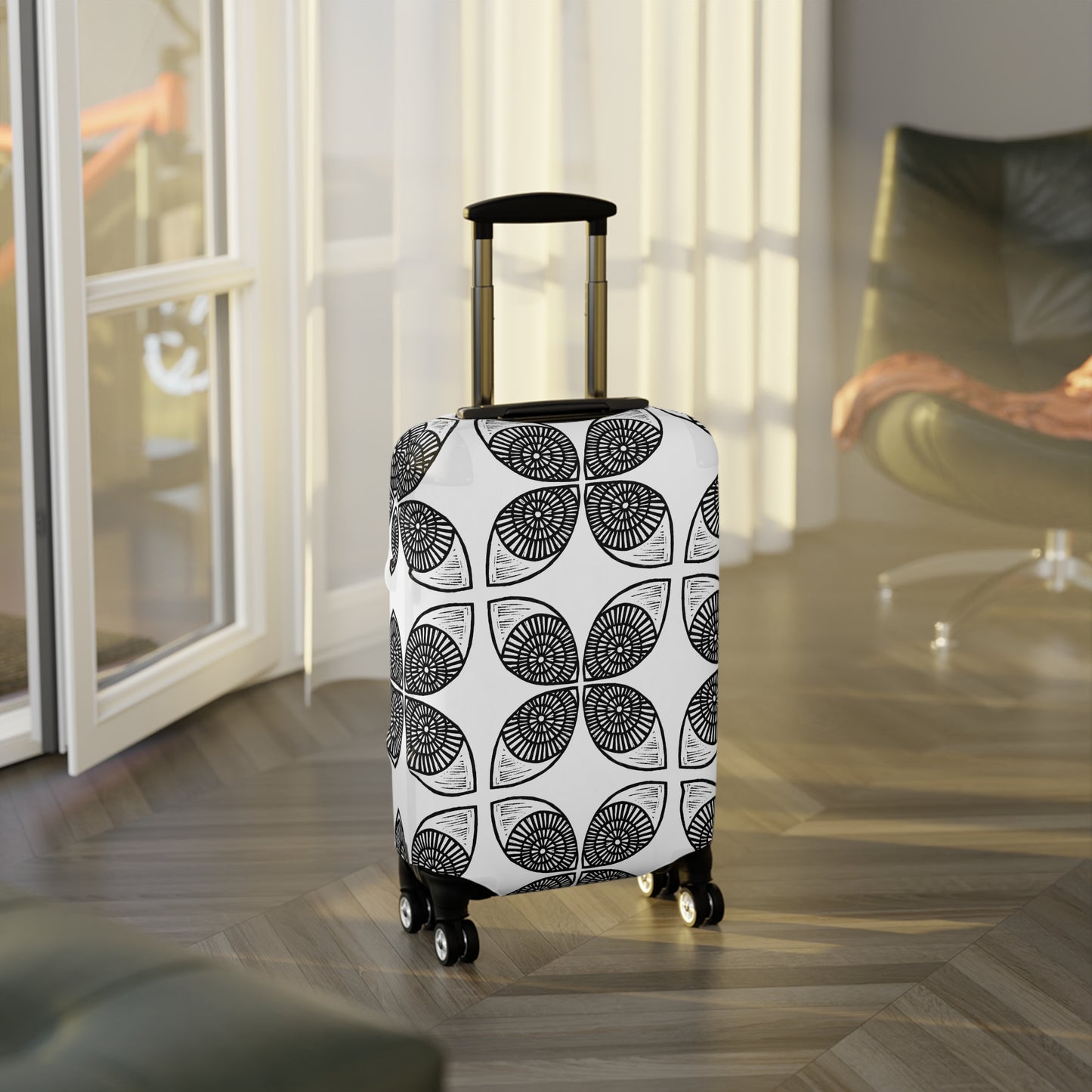 Circle Pattern Luggage Cover - InkLovePrint