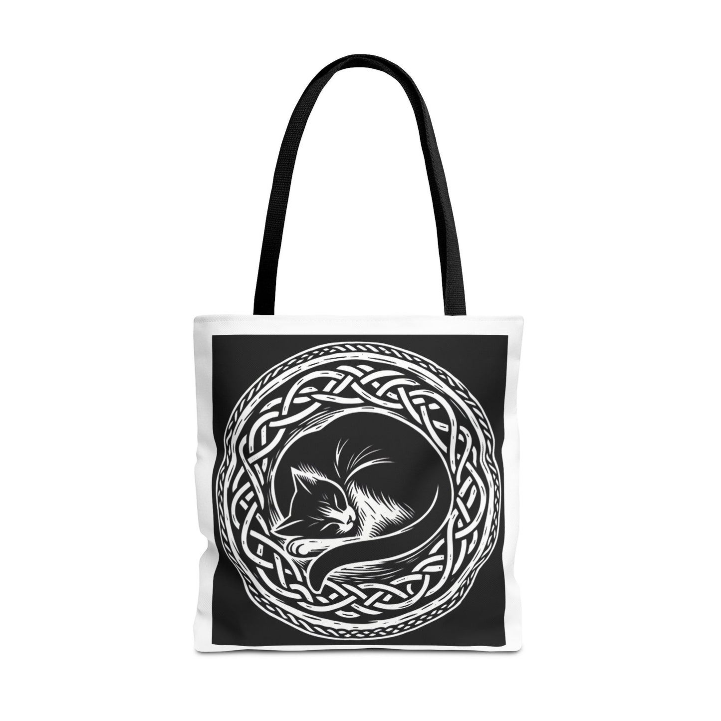 Celtic Cat Tote Bag - InkLovePrint