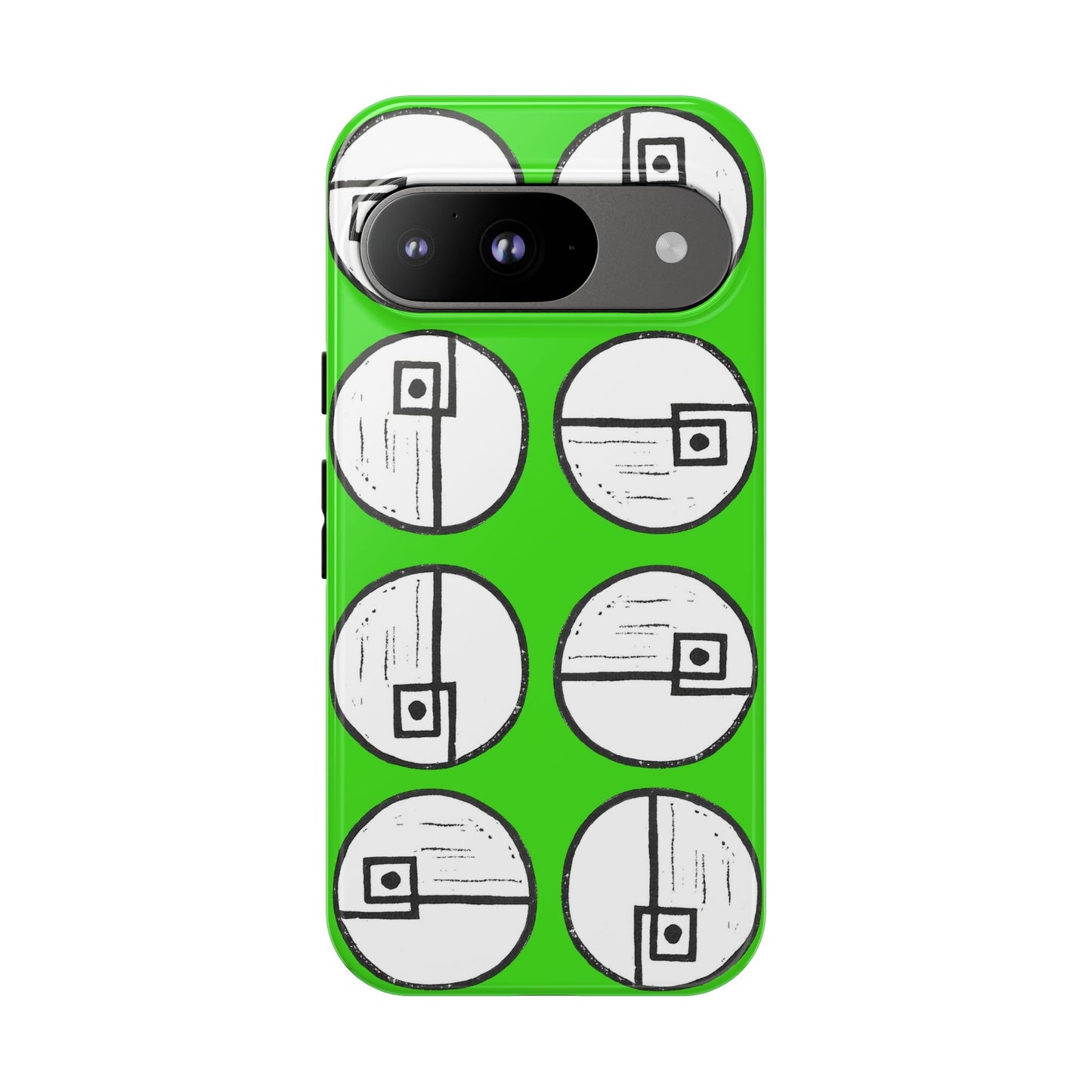 Rotating Rectangle Green Phone case